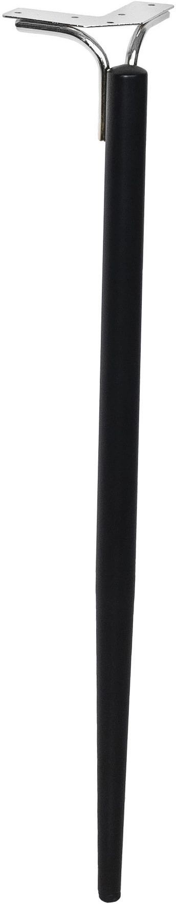 Опора меб. DIANA h725, черный матовый/хром (1 упак. = 4 шт.) AKS - фото 1