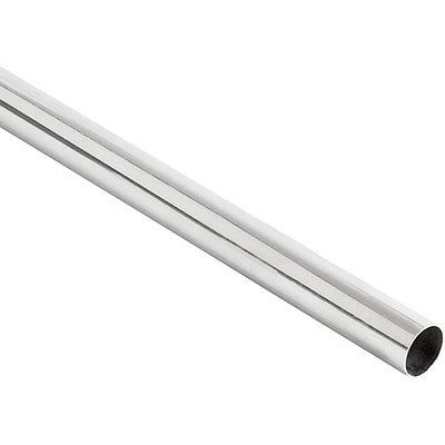 Труба d25 L-600 (0,18кг/0,6мм), хром AKS - фото 1