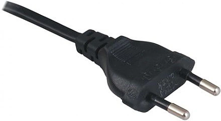 Шнур соединительный, с вилкой для трансформаторов мощностью до 150Вт/250Вт, 1,8м, 2х0,75, черный, ЭРА - фото 1
