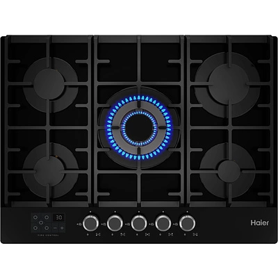 Газовая варочная панель Haier HHX-G75CWSB - фото 1