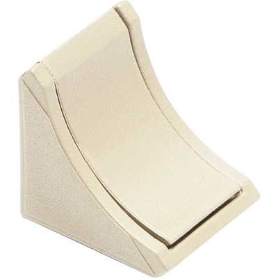 Уголок пластиковый радиусный 24*24 крем беж 10 (уп/20шт) AKS - фото 1