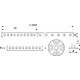 Лента светодиодная двухцветная (CCT) - 14,4W/m, 24V, 8мм, 2835, 180 д/м, IP20, тепл-холод белый, 5м, AKS - фото 2