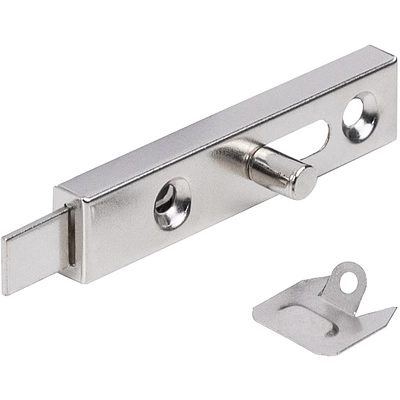 Задвижка мебельная (шпингалет) хром, AKS - фото 1