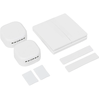 Выключатель кинетический, с реле, 2 клавиши, белый, с Wi-Fi, AKS - фото 3