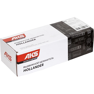 Выдвижной удлинитель Hollander, 2 розетки, 2xUSB, HDMI, LAN, черный AKS - фото 5