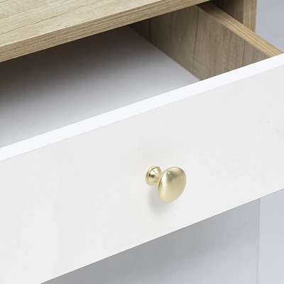 Ручка меб. кнопка мет. TERNI брашированное золото AKS - фото 4