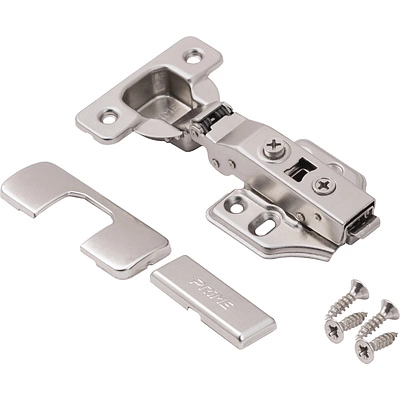 Петля накладная с доводчиком 45мм h0 clip-on PRIME by AKS (саморезы, заглушки) д/фасадов до 28мм (упак. = 2 шт.) - фото 4