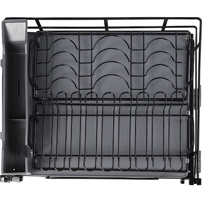 Выдвижная корзина-сушка 600 DARK LINE, черный AKS - фото 3