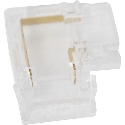 Соединитель электрический для светодиодных лент шириной 10mm, угловой, AKS - фото 1