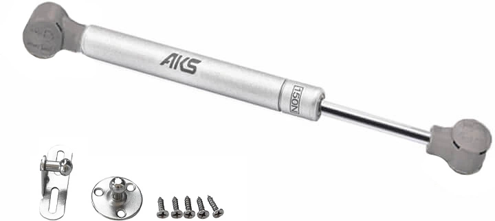 Подъемник газовый верхний 80N короткий серый AKS - фото 3