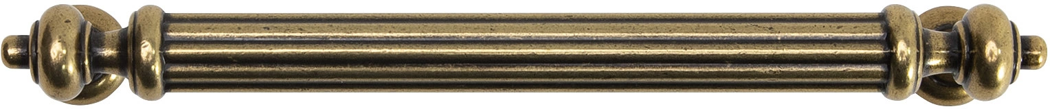 Ручка меб. скоба мет. ADAM 128 античная латунь, AKS - фото 4