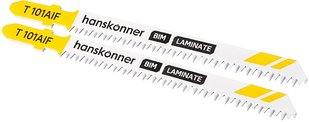 Полотна для электролобзика по дереву, чистый рез 75 мм. T101AIF Hanskonner (упак. = 2 шт.) - фото 2