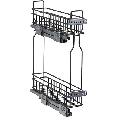 Выдвижная корзина-карго 150 NORWIG крепл.боковое/левое, графит AKS - фото 1