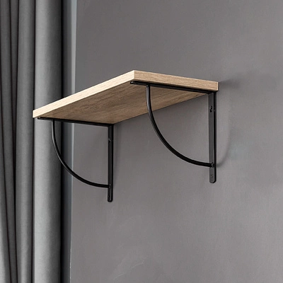 Полкодержатель мет. ORBIT 250*250*20*3, черный AKS - фото 3