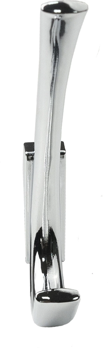 Крючок меб. двухрожковый мет. SKY хром AKS - фото 3