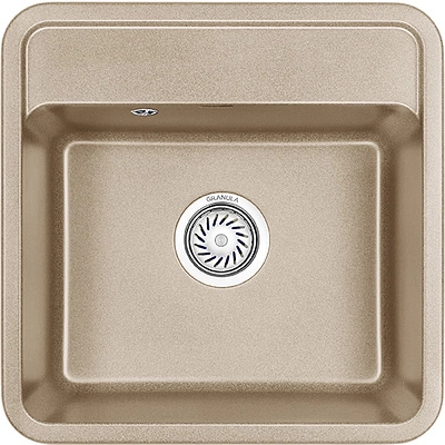 Мойка кварцевая, квадратная, ST-5001, 500*500мм, беж, Granula - фото 1