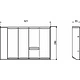 Вкладыш 30/450 шуфлядный металлический Organizer нержавеющая сталь (423*280*65) AKS - фото 2