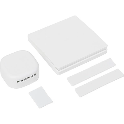 Выключатель кинетический, с реле, 1 клавиша, белый, AKS - фото 3