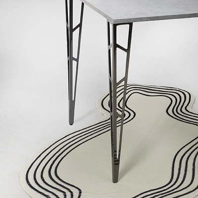 Опора меб. TECHNO h720, черный хром (1 упак. = 4 шт.) AKS - фото 6