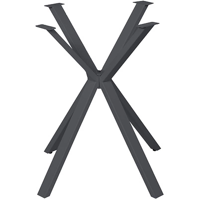 Подстолье VECTOR h714 под круглую столешницу, графит муар AKS - фото 1