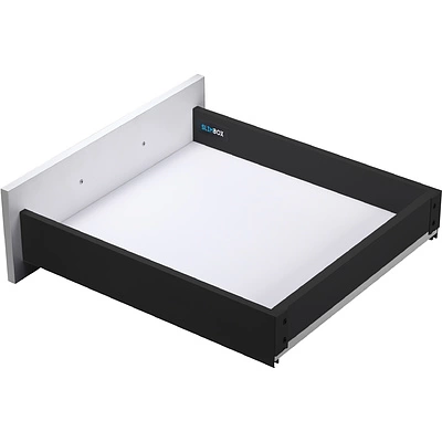 Система ящиков Slimbox L-400 H=90 с доводчиком ДСП16мм графит - фото 1