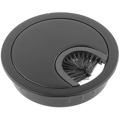 Пропуск кабельный металл D60мм черный AKS - фото 1