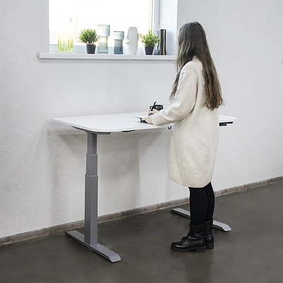 Подстолье FUTURO compact h685-1180 с регулировкой высоты, серый REJS - фото 3