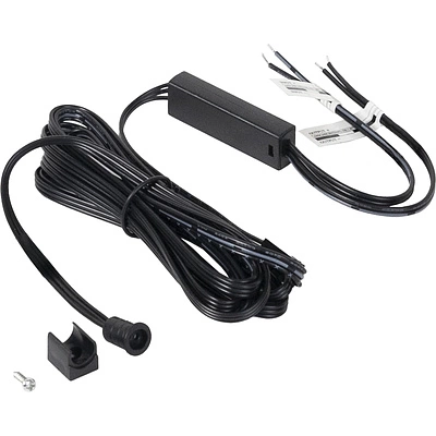 Выключатель бесконтактный на преграду, накладной/врезной, 12/24V, 60W/120W, D8мм, черный, без коннекторов, AKS - фото 1