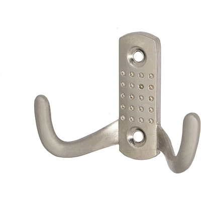 Крючок меб. двухрожковый мет. WP12 сатин GRIDLI - фото 1