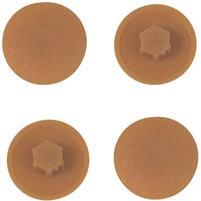 Заглушка пластик к конфирматам ольха (10) PL (упак.-40шт.) - фото 1