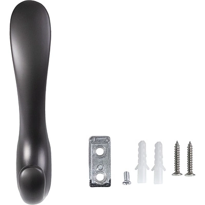 Крючок меб. двухрожковый мет. ROMA графит AKS - фото 6