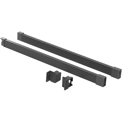 Рейлинг прямоугольный продольный Slimbox Evolution L-500 графит - фото 1