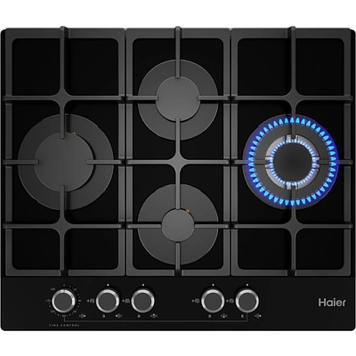 Газовая варочная панель Haier HHX-G64CWMB - фото 1