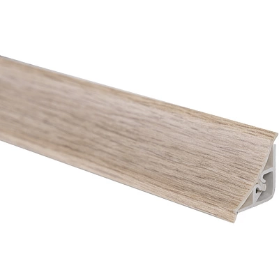 Плинтус ПВХ для столешницы дуб сонома AKS (1шт=3м.п.) - фото 1