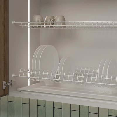 Сушка для посуды 500 MOUNT, белый холодный AKS (без коробки) - фото 4