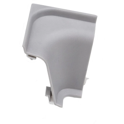 Уголок ПВХ внутрен. к плинтусу LK NWK тёмно-серый (201) EL-MECH-PLAST - фото 1