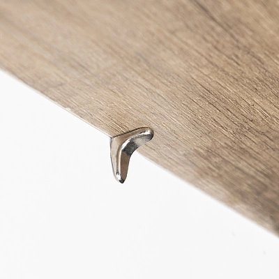 Полкодержатель для корпусных полок мет. SEKURA 6 никель (1 уп. = 50 шт.) AKS - фото 3