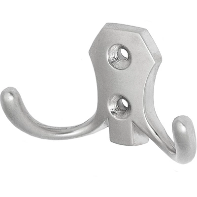 Крючок меб. двухрожковый мет. WP89 сатин GRIDLI - фото 2