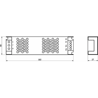 Блок питания Indoor 100W/24V, серия 8, управление с помощью телефона, с диммированием, AKS - фото 2