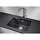 Мойка кварц, прямоугольная, 5551, 550*460мм, черный металлик, под столешницу, Granula - фото 4