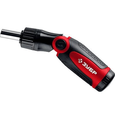 Отвертка реверсивно-рычажная с насадками МС ЗУБР - фото 1