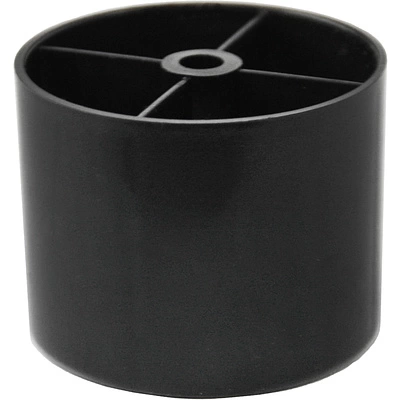 Опора меб. пласт. d50 h40 чёрный РП - фото 1