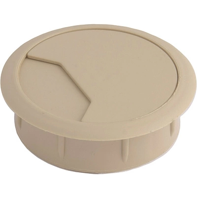 Пропуск кабельный пластик D60мм беж-клён (6027) LEBA - фото 1