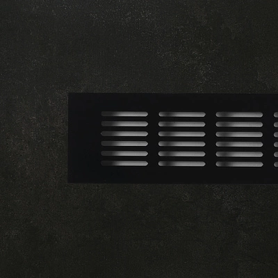Решетка вентиляционная 480х60мм черная алюминий AKS - фото 4