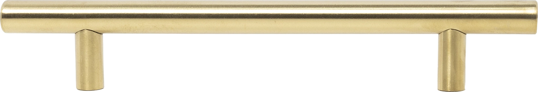 Ручка меб. релинговая 96/156 полая сталь шлифованное золото, AKS - фото 3