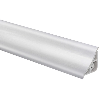 Плинтус ПВХ для столешницы алюминий (M 013) AKS (1шт=3м.п.) - фото 1