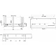 Направляющая скрытого монтажа L-500 push to open ДСП до16mm с замками GTV MODERN SLIDE полное выдвижение - фото 2