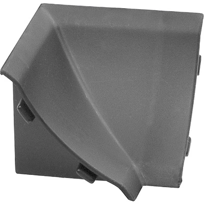 Уголок ПВХ внутрен. к плинтусу LР NW графит (125) EL-MECH-PLAST - фото 1