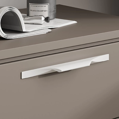 Ручка меб. скоба алюм. ENVISION 320/430 брашированное золото, AKS тип 2 - фото 7