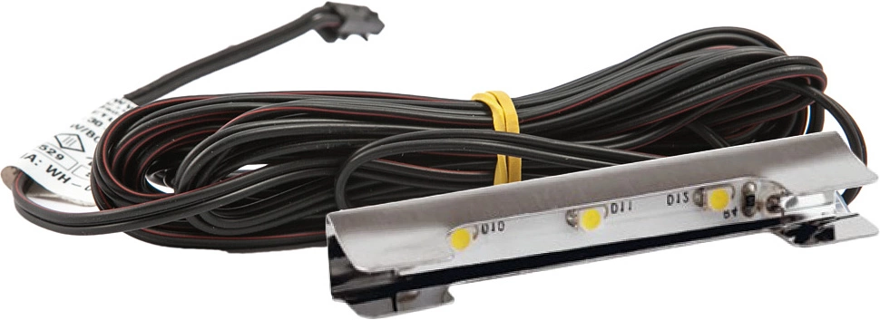 Клипса светодиодная Prismatic FT2D, 3диода, 12VDC/0,25W, металл, теплый белый, HLT - фото 1